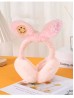 Cute Wooly Ear with Smiley Face Plush Earmuff
